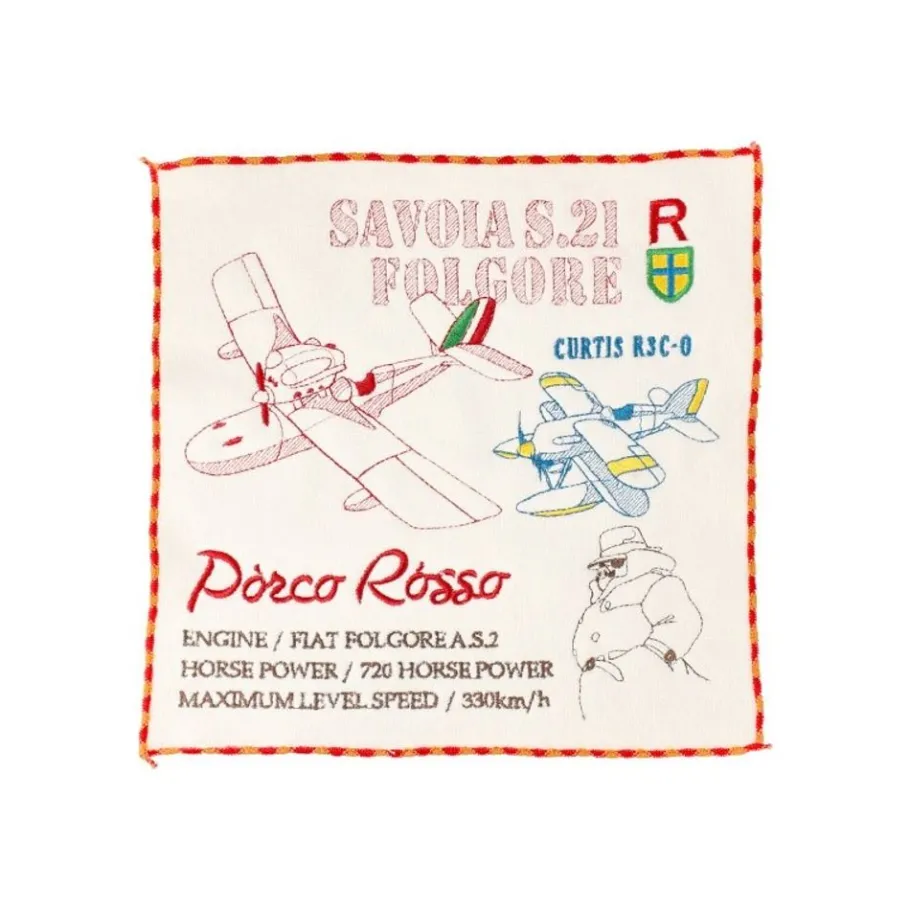 Maison Ghibli Mini Towel Seaplanes 25X25 Cm - Porco Rosso Outlet