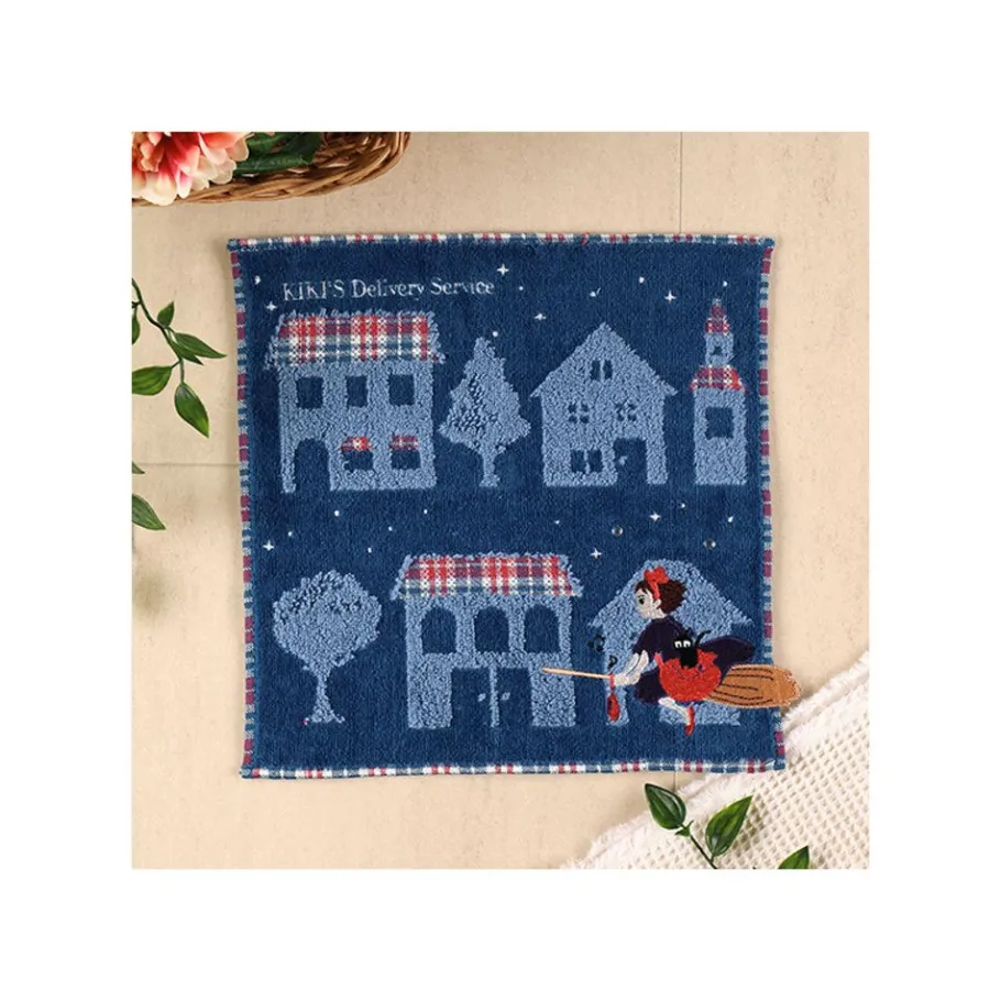 Maison Ghibli Mini Towel The Night Of Departure 25X25 Cm - Kiki'S Delivery Service Clearance