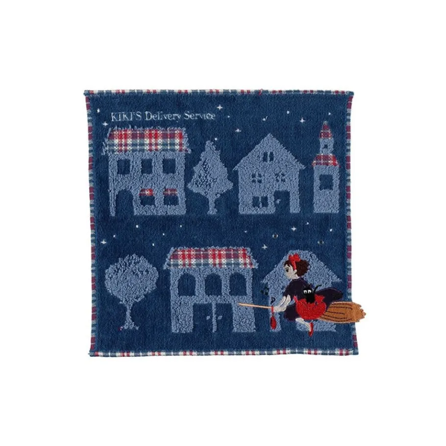 Maison Ghibli Mini Towel The Night Of Departure 25X25 Cm - Kiki'S Delivery Service Clearance