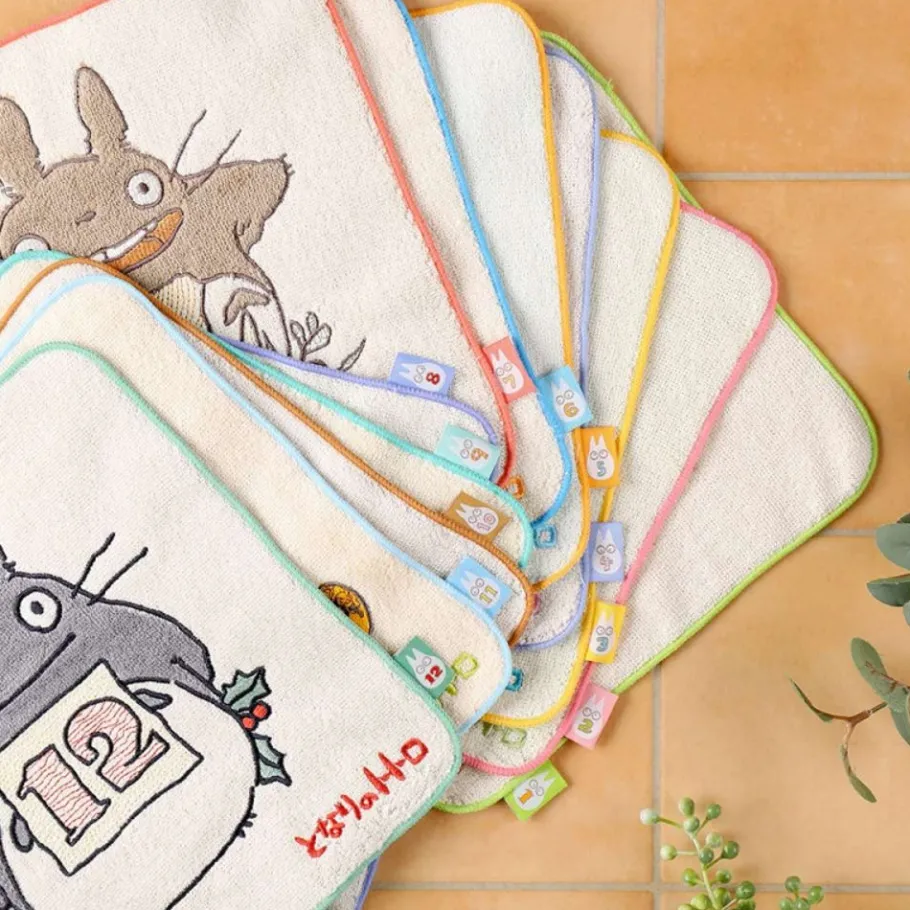 Maison Ghibli Mini Towel Totoro Birthday 7 25X25 Cm - My Neighbor Totoro Outlet