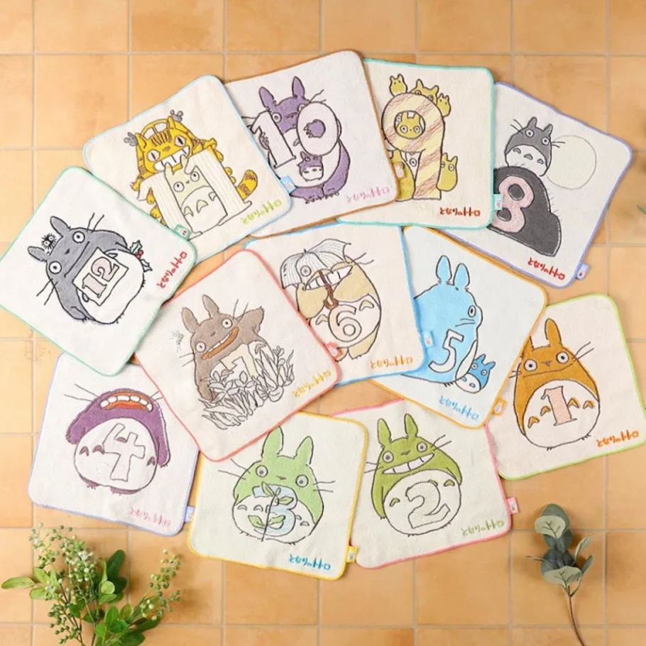 Maison Ghibli Mini Towel Totoro Birthday 10 25X25 Cm - My Neighbor Totoro Outlet