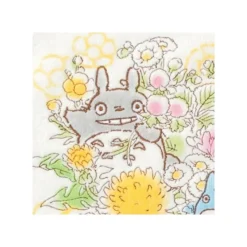 Maison Ghibli Mini Towel Totoro Bunch Of Spring Flowers 25X25 Cm - My Neighbor Toto Discount