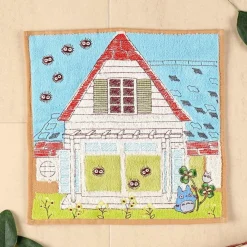 Maison Ghibli Mini Towel Totoro & Kusakabe House 25X25 Cm - My Neighbor Totoro
