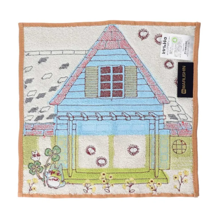Maison Ghibli Mini Towel Totoro & Kusakabe House 25X25 Cm - My Neighbor Totoro