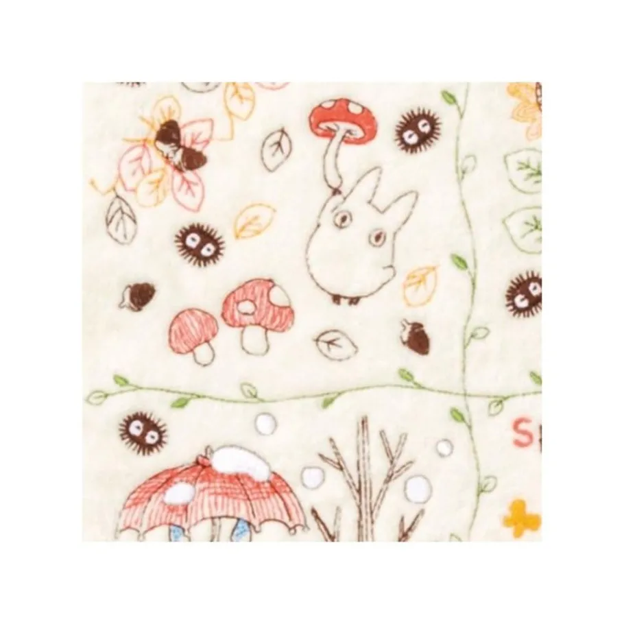 Maison Ghibli Mini Towel Wreath Of Nuts 25X25 Cm - My Neighbor Totoro Clearance