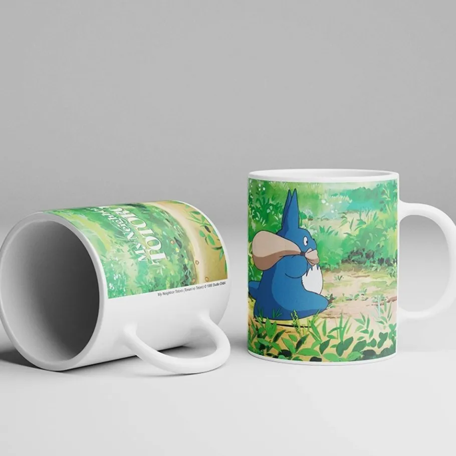 Maison Ghibli Mug Ghibli 08 - Totoro Blue And White - My Neighbor Totoro Hot