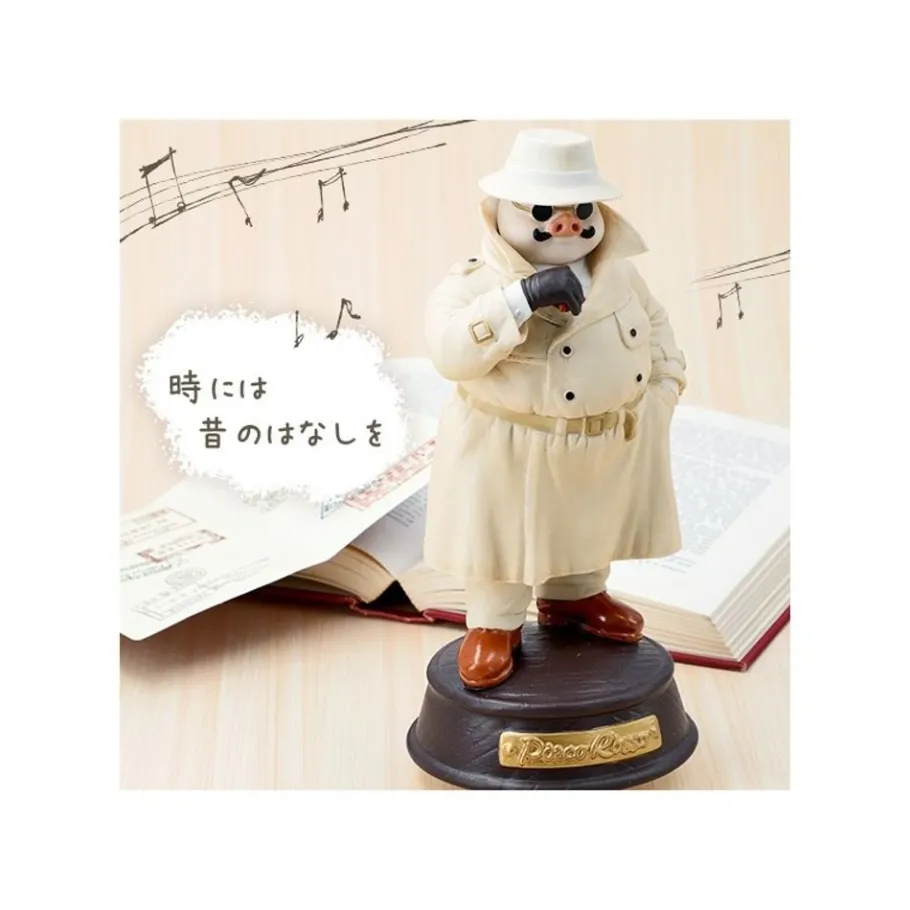 Maison Ghibli Music Box Marco In Trench Coat - Porco Rosso Outlet