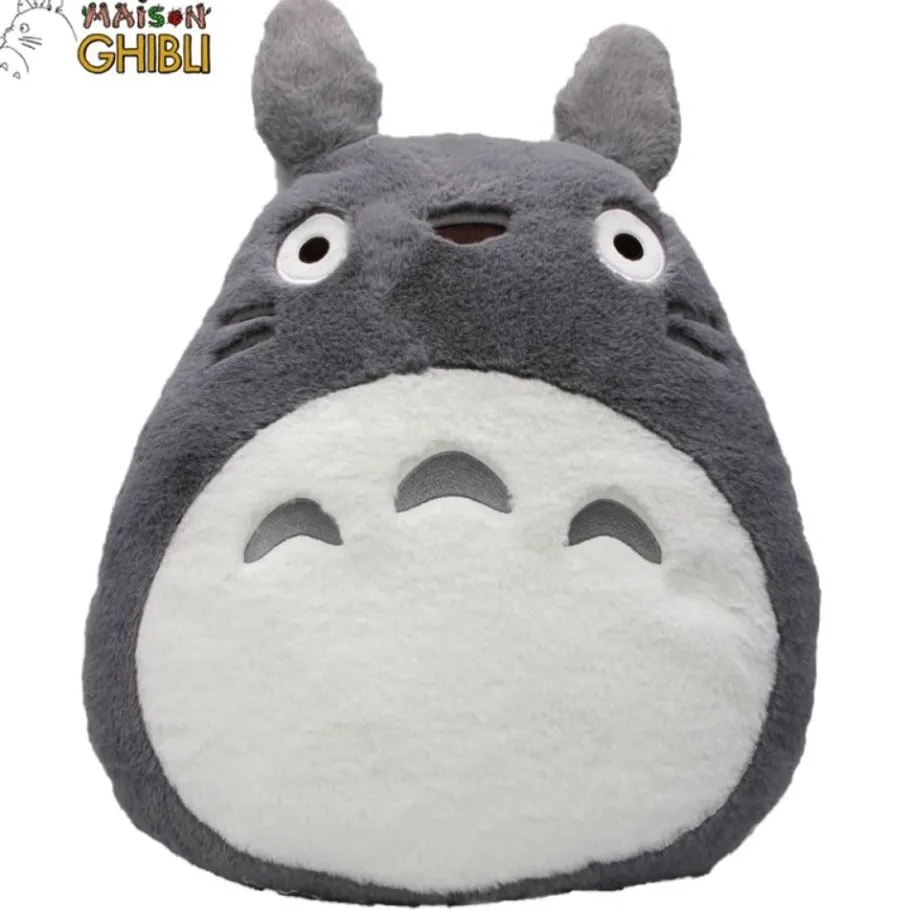 Maison Ghibli Nakayoshi Cushion Grey Totoro - My Neighbor Totoro New