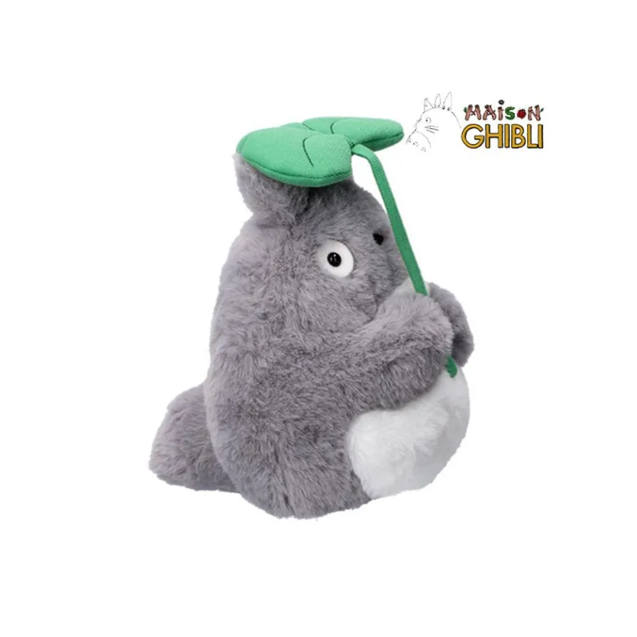Maison Ghibli Nakayoshi Plush Big Totoro With Leaf - My Neighbor Totoro Outlet