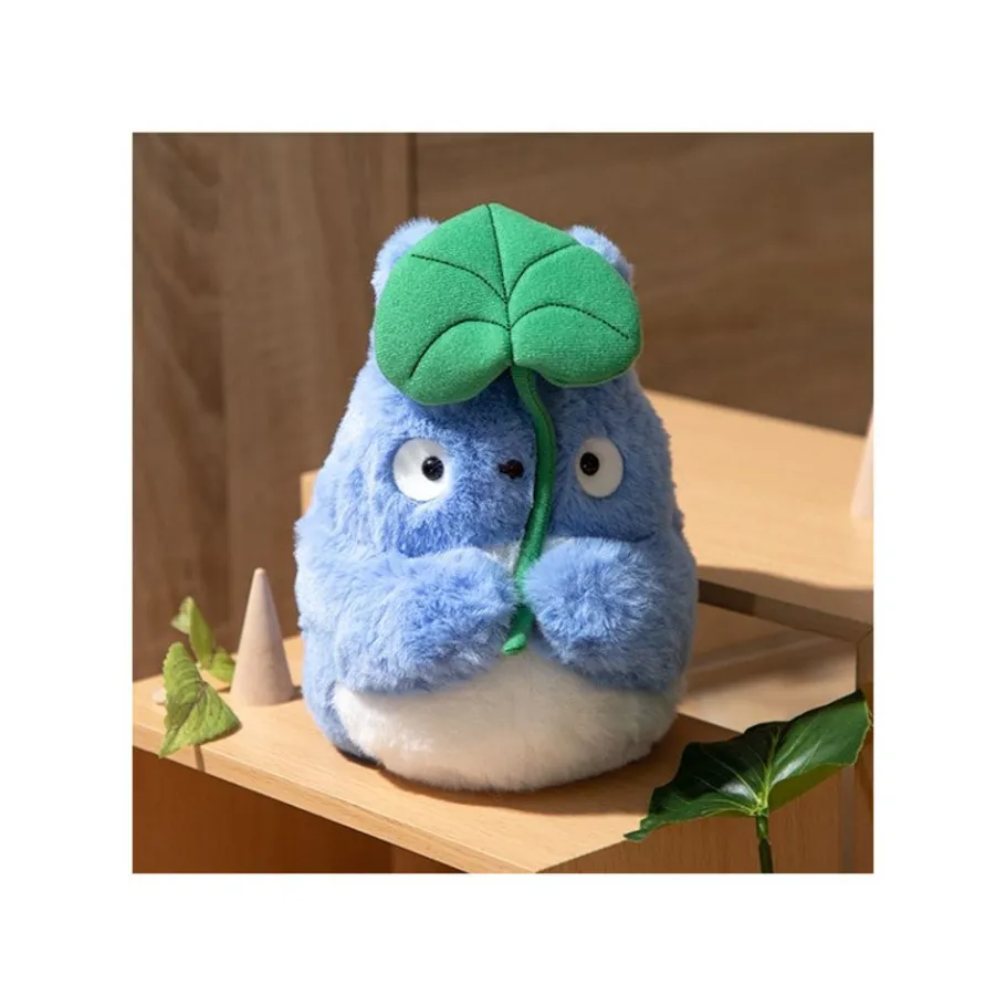 Maison Ghibli Nakayoshi Plush Medium Totoro With Leaf - My Neighbor Totoro New