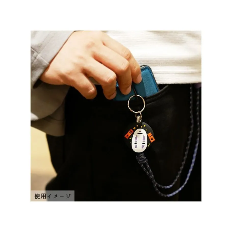 Maison Ghibli Neck Strap With Reel No Face- Spirited Away New
