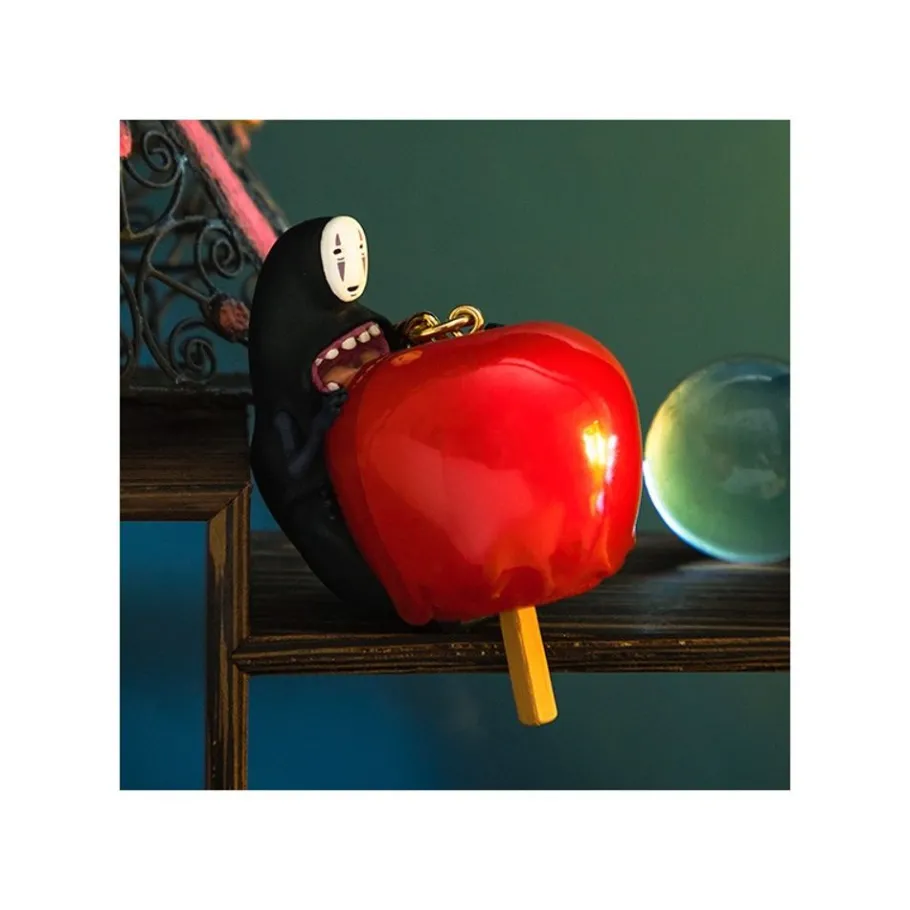 Maison Ghibli No Face Candy Apple Keychain - Spirited Away Discount