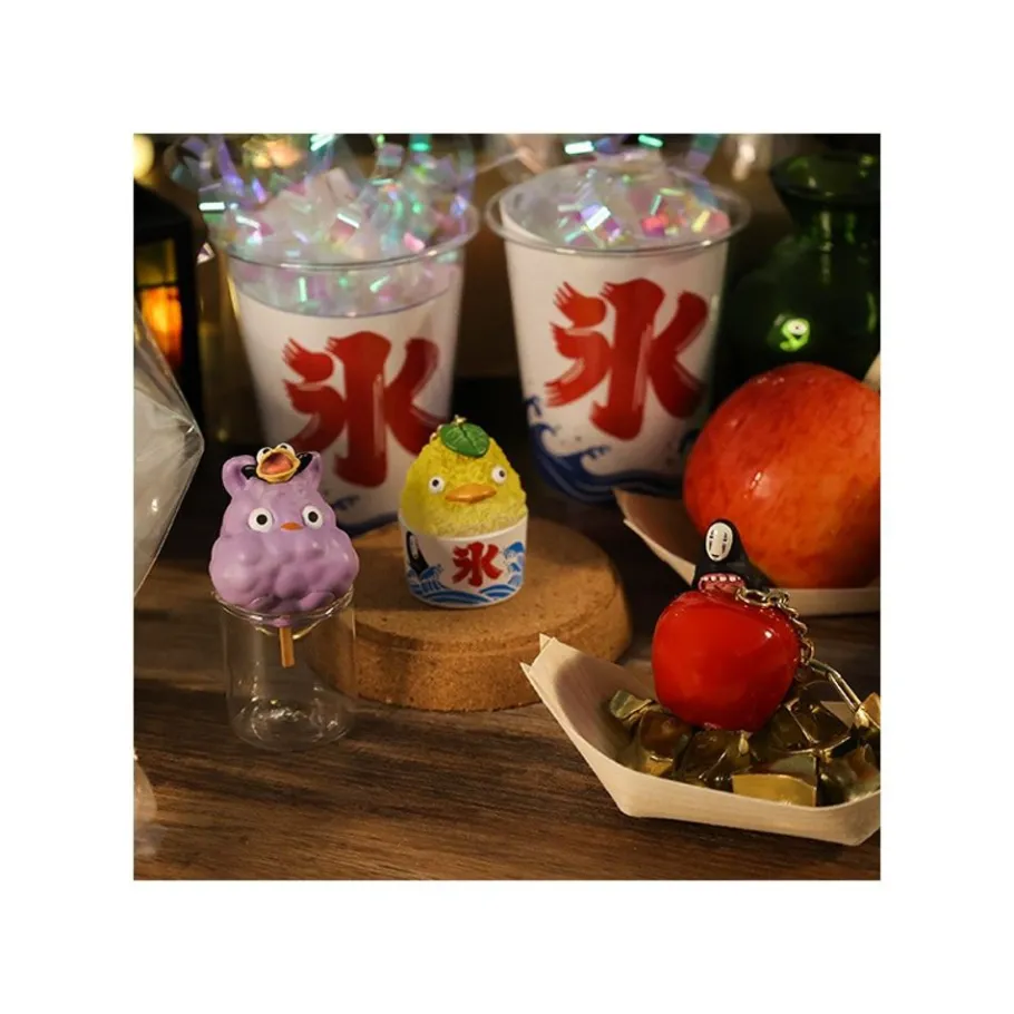Maison Ghibli No Face Candy Apple Keychain - Spirited Away Discount