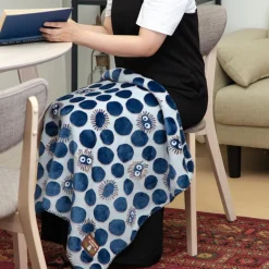 Maison Ghibli Opalised Blanket Soot Sprite Silhouette 70X100 Cm - My Neighbor Totor Best