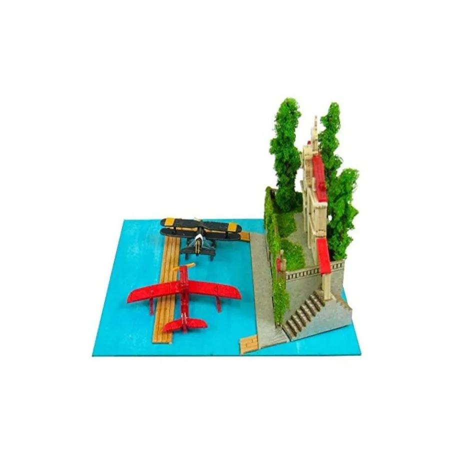 Maison Ghibli Paper Craft Adriano & Seaplane Fighter - Porco Rosso Hot