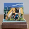 Maison Ghibli Paper Craft Ashitaka Et Yakul - Princess Mononoke Online