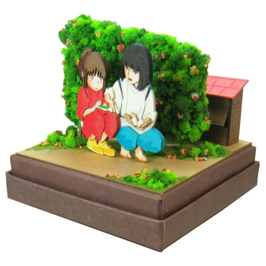 Maison Ghibli Paper Craft Chihiro & Haku - Spirited Away Outlet