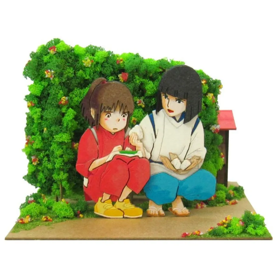 Maison Ghibli Paper Craft Chihiro & Haku - Spirited Away Outlet