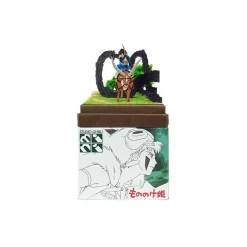 Maison Ghibli Paper Craft Howl'S Ashitaka In The Forest - Princess Mononoke New