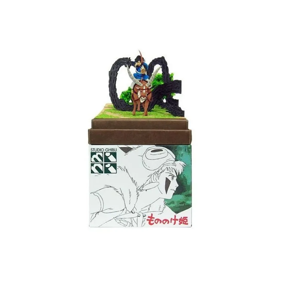 Maison Ghibli Paper Craft Howl'S Ashitaka In The Forest - Princess Mononoke New