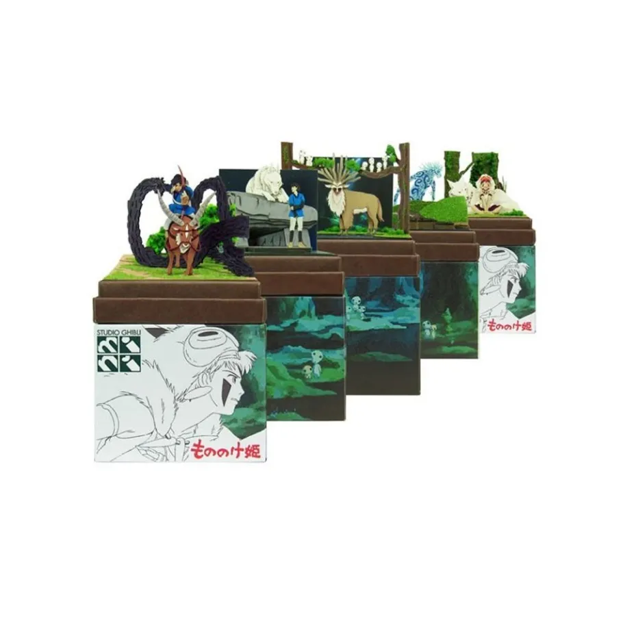 Maison Ghibli Paper Craft Howl'S Ashitaka In The Forest - Princess Mononoke New