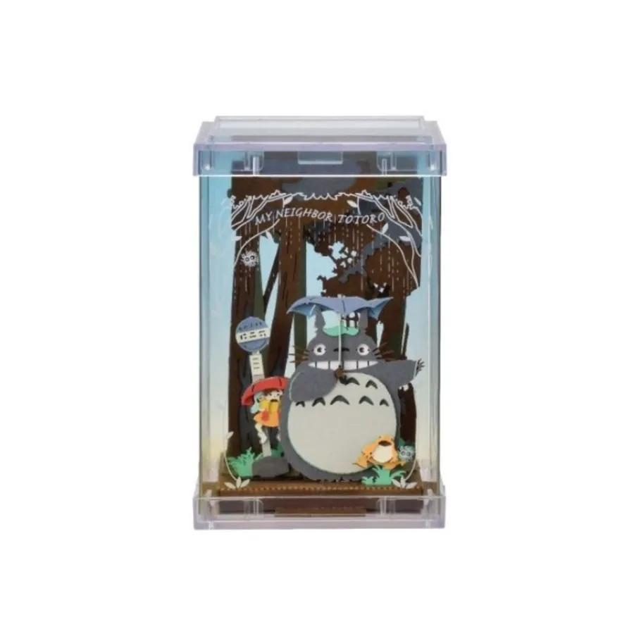 Maison Ghibli Paper Theater Cube The Rain Dance - My Neighbor Totoro Best