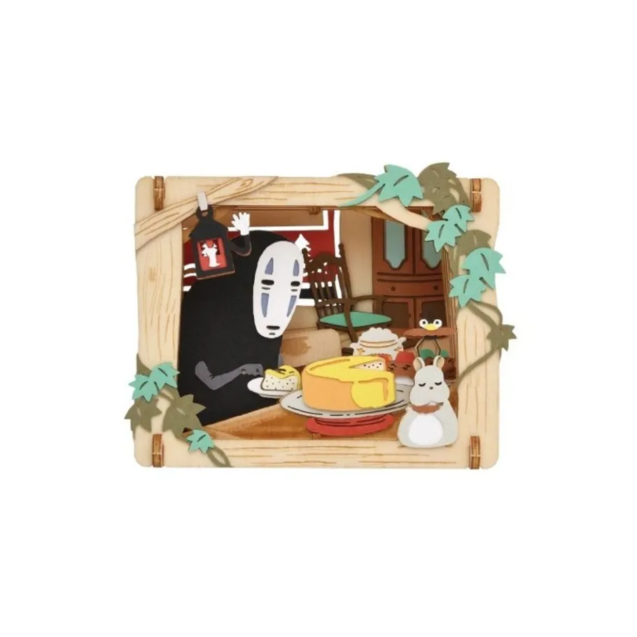 Maison Ghibli Paper Theater Wood Style No Face'S Dessert - Spirited Away Best
