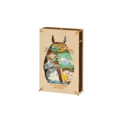 Maison Ghibli Paper Theater Wood Style Silhouette Big Totoro - My Neighbor Totoro Hot