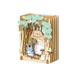 Maison Ghibli Paper Theater Wood Style Totoro Dondoko - My Neighbor Totoro Clearance