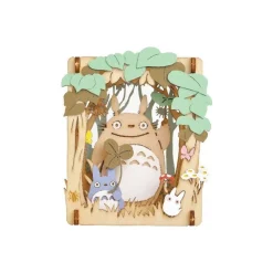 Maison Ghibli Paper Theater Wood Style Totoro Dondoko - My Neighbor Totoro Clearance