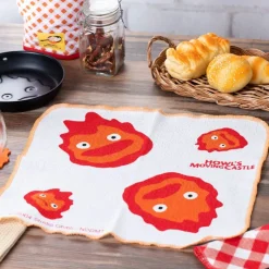 Maison Ghibli 2 Pcs Set Kitchen Towel Calcifer - Howl'S Moving Castle Online