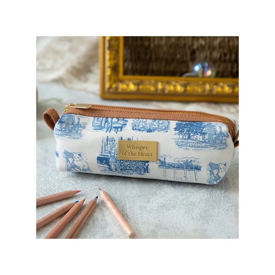 Maison Ghibli Pencil Case Blue Nostalgia - Whisper Of The Heart Discount