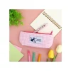 Maison Ghibli Pink Checkered Pencil Case - Kiki'S Delivery Service New