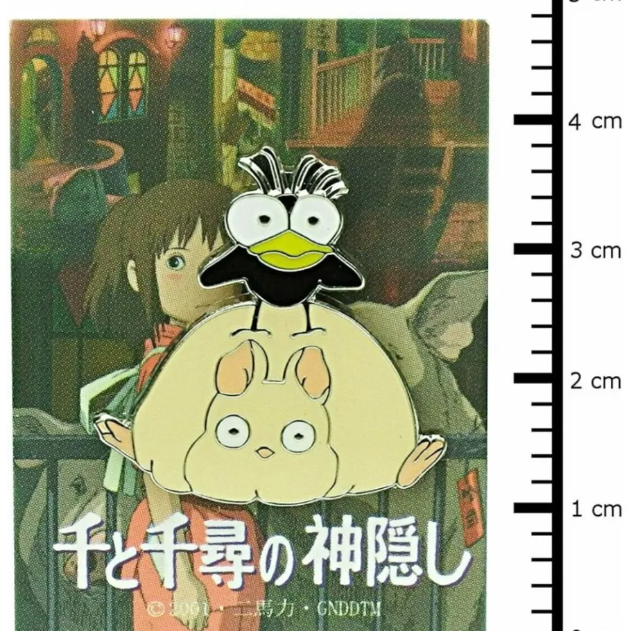 Maison Ghibli Pins Fly Bird And Boh Mouse - Spirited Away New