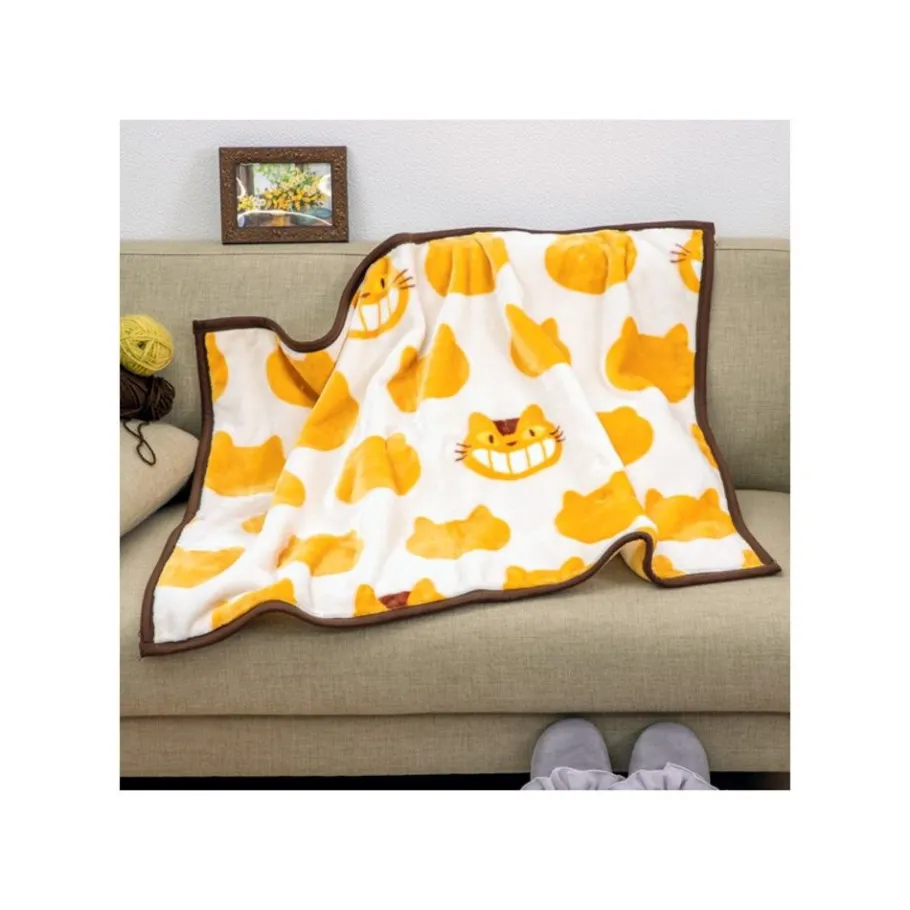 Maison Ghibli Plaid Catbus Silhouette 70X100 Cm - My Neighbor Totoro Hot