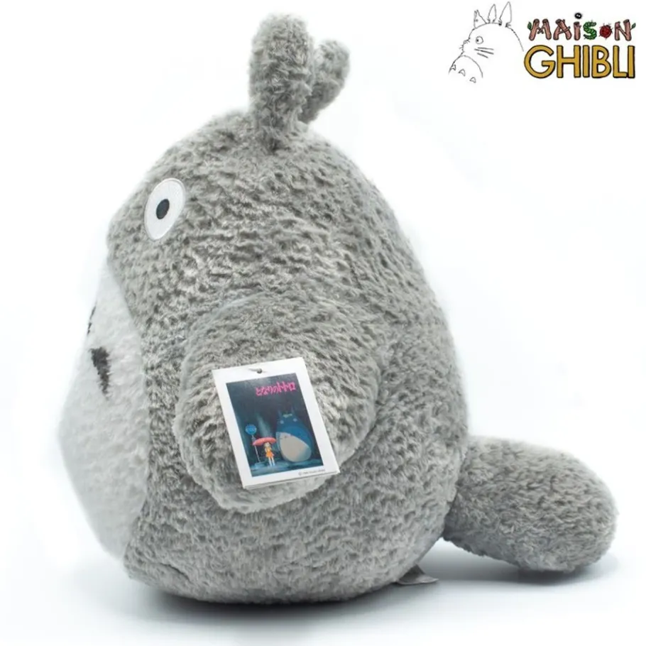Maison Ghibli Plush Totoro Grey Fluffy Big - My Neighbor Totoro New