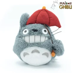 Maison Ghibli Plush Totoro With Red Umbrella - My Neighbor Totoro Clearance
