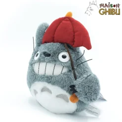 Maison Ghibli Plush Totoro With Red Umbrella - My Neighbor Totoro Clearance