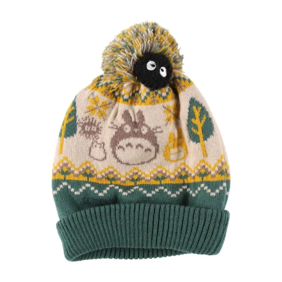 Maison Ghibli Pom Pom Beanie Totoro & Soot Sprites - My Neighbor Totoro Sale
