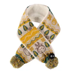 Maison Ghibli Pom Pom Scarf Totoro & Soot Sprites - My Neighbor Totoro New