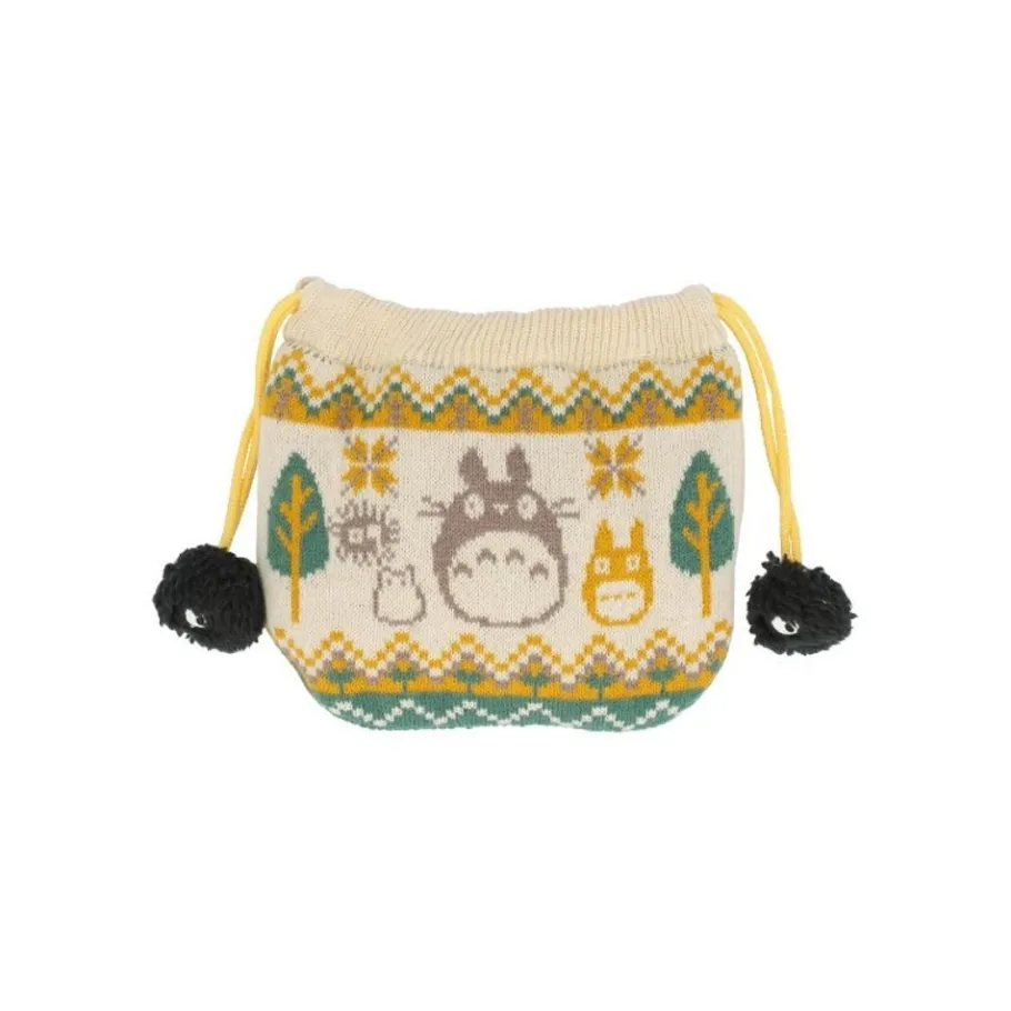 Maison Ghibli Pom Pom Series Knit Cloth Bag Hide-And-Seek - My Neighbor Totoro Hot