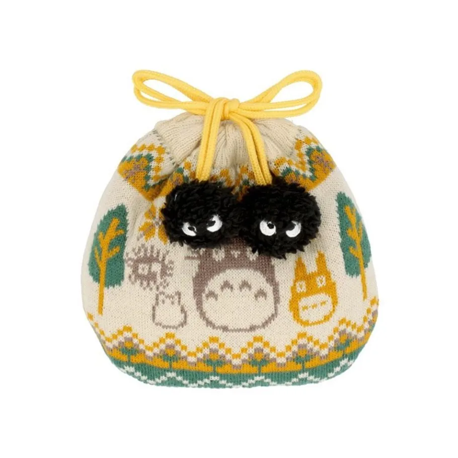 Maison Ghibli Pom Pom Series Knit Cloth Bag Hide-And-Seek - My Neighbor Totoro Hot