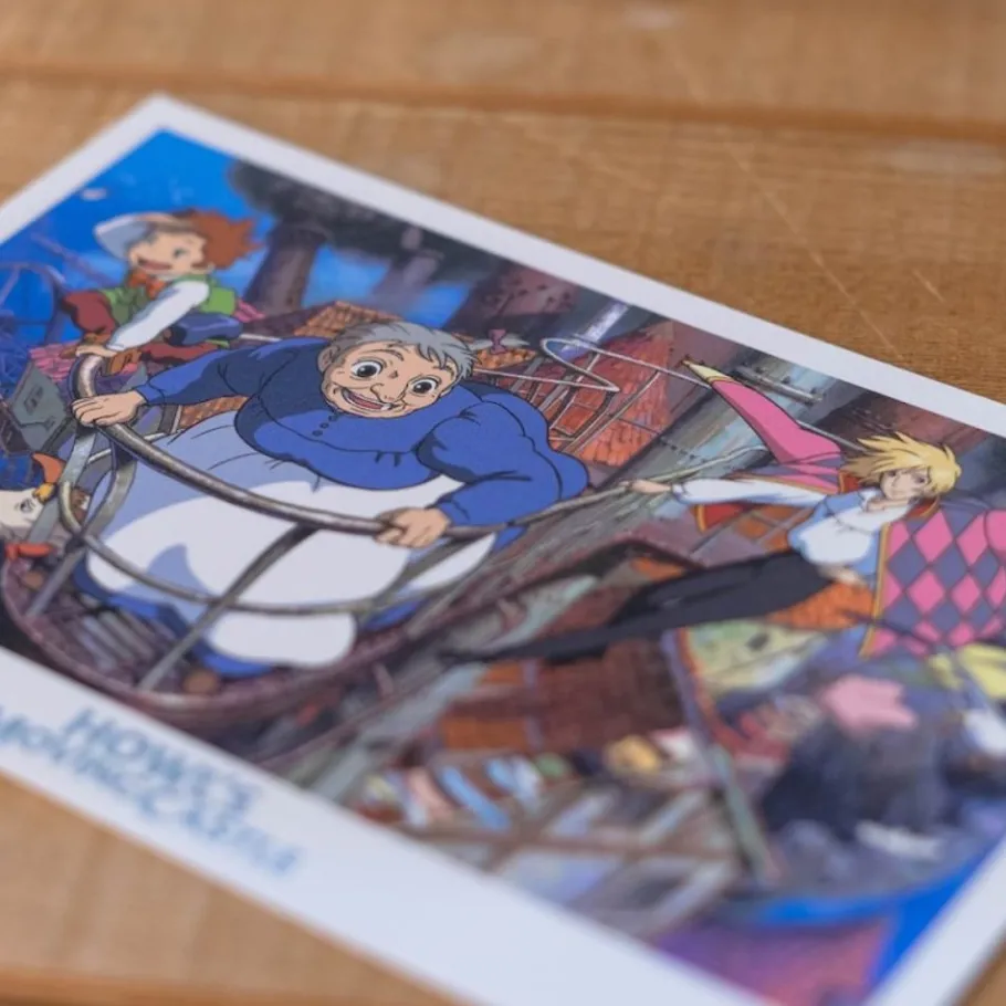 Maison Ghibli Postcard - Howl'S Moving Castle Discount