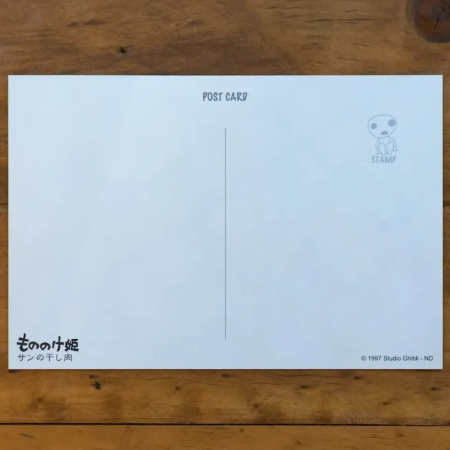 Maison Ghibli Postcard San Venison - Princess Mononoke