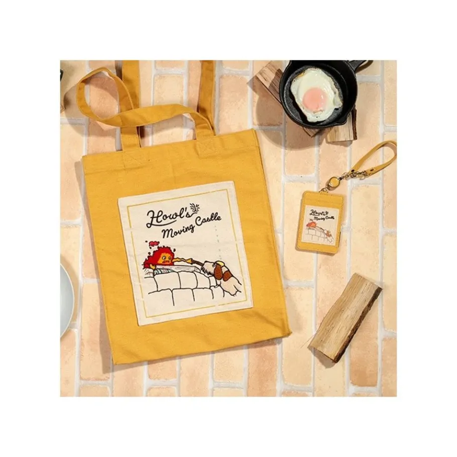 Maison Ghibli Pouch Card Holder Calcifer & Heen - Howl'S Moving Castle Best
