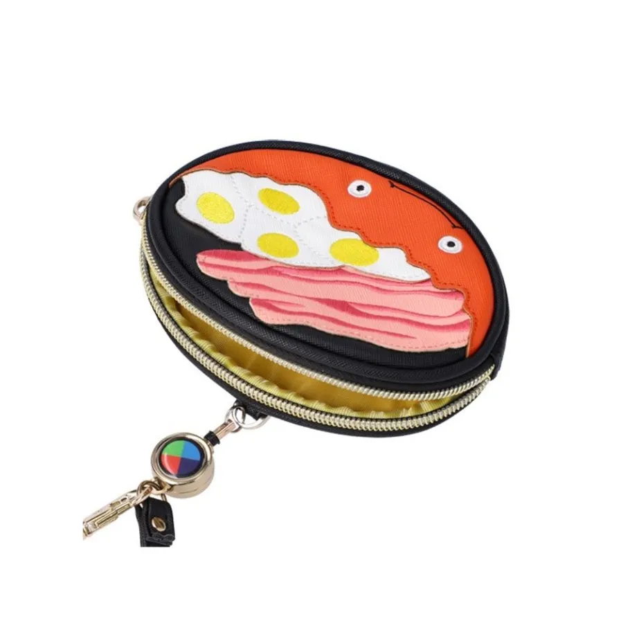 Maison Ghibli Purse Calcifer & Bacon And Egg - Howl'S Moving Castle New