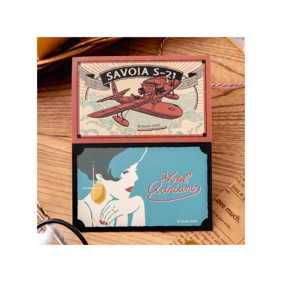 Maison Ghibli Retro Stickers Savoia & Gina - Porco Rosso New