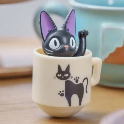 Maison Ghibli Round Bottomed Figurine Kiki With Her Mug - Kiki'S Delivery Service New