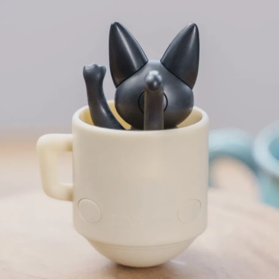 Maison Ghibli Round Bottomed Figurine Kiki With Her Mug - Kiki'S Delivery Service New