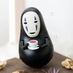 Maison Ghibli Round Bottomed Figurine No Face'S Coffe Time - Spirited Away Best